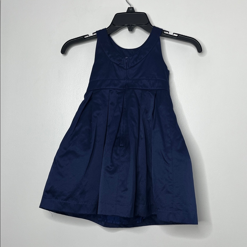 GYMBOREE Girls Navy Blue Dress Holiday Formal - Picture 7 of 11